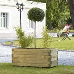 Jardinire Bois Rectangulaire 120